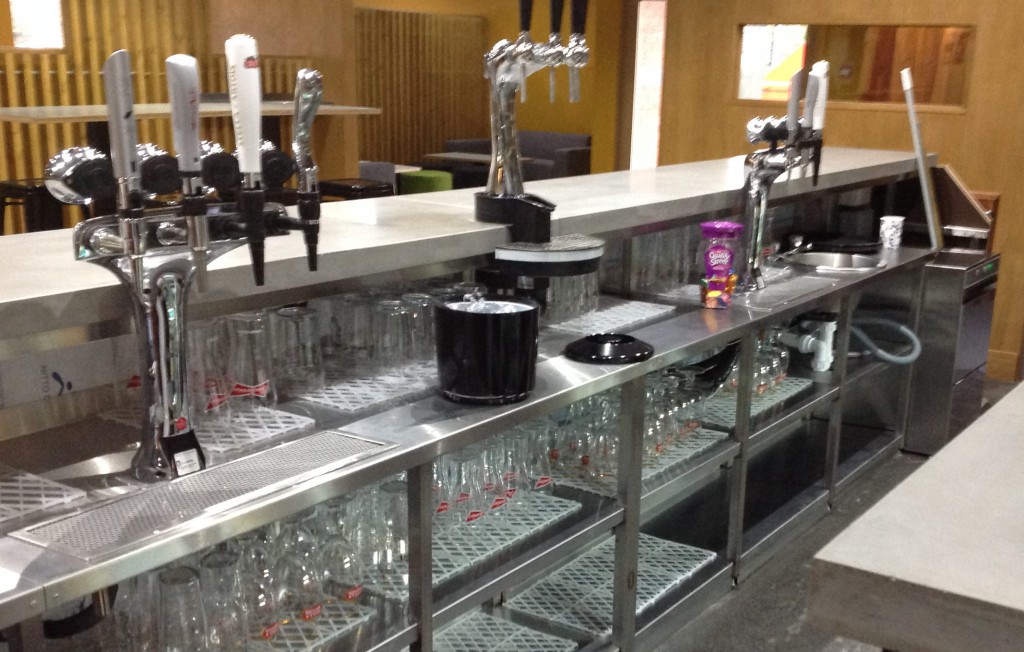 Powerleague stainless steel bar